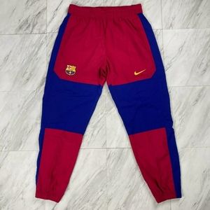 Nike FC Barcelona Woven Training Pants Joggers Zip CW2939-620 Men's Size Medium